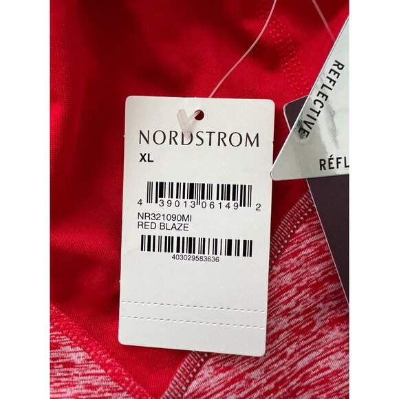 Zella Womens Red Blaze Slim Fit Performance 1/4 Zip Pullover Activewear Top XL - Picture 5 of 10